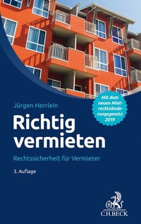 Abbildung von: Richtig vermieten - C.H.BECK