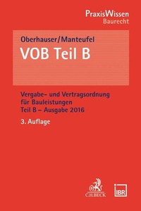 Abbildung von: VOB Teil B - C.H.BECK
