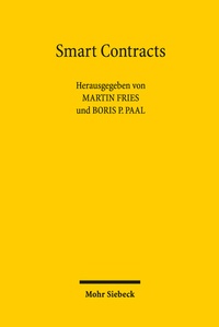 Enlarge image Cover: Smart Contracts - Mohr Siebeck