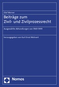 Abbildung von: Beiträge zum Zivil- und Zivilprozessrecht - Nomos