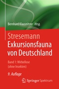 Cover: Stresemann - Exkursionsfauna von Deutschland. Band 1: Wirbellose (ohne Insekten) - Springer Spektrum