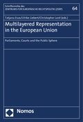 Cover: Multilayered Representation in the European Union - Nomos
