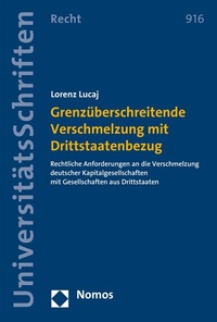 Abbildung von: Grenzüberschreitende Verschmelzung mit Drittstaatenbezug - Nomos
