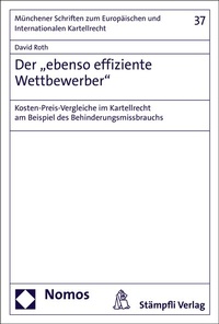 Abbildung von: Der "ebenso effiziente Wettbewerber" - Nomos