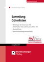 Cover: Sammlung Güterlisten - Ausgabe 2017 - Reguvis Fachmedien