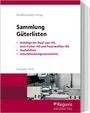 Cover: Sammlung Güterlisten - Ausgabe 2019 - Reguvis Fachmedien