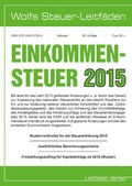 Cover: Einkommensteuer f&uuml;r 2015 - Leitfadenverlag Sudholt