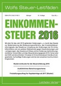 Cover: Einkommensteuer f&uuml;r 2016 - Leitfadenverlag Sudholt