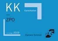 Abbildung von: Karteikarten ZPO - Alpmann Schmidt