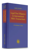Cover: Legal Due Diligence in International M&A Transactions - C.H.BECK
