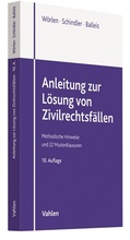 Cover: Anleitung zur L&ouml;sung von Zivilrechtsf&auml;llen - Vahlen