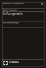 Cover: Stiftungsrecht - Nomos