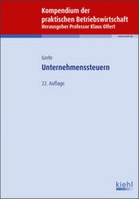 Abbildung von: Unternehmenssteuern - Kiehl