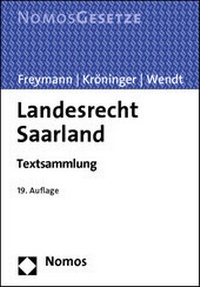 Bild vergrößern Bild: Landesrecht Saarland - Nomos