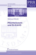 Cover: Pflichtteilsrecht und EU-ErbVO - Frank & Timme