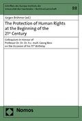 Cover: The Protection of Human Rights at the Beginning of the 21st Century - Nomos