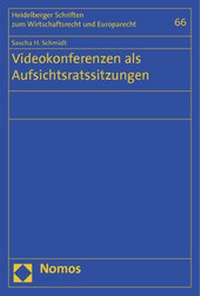 Abbildung von: Videokonferenzen als Aufsichtsratssitzungen - Nomos