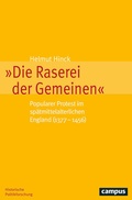 Cover: "Die Raserei der Gemeinen" - Campus