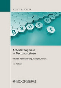 Abbildung von: Arbeitszeugnisse in Textbausteinen - Boorberg
