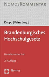 Abbildung von: Brandenburgisches Hochschulgesetz - Nomos