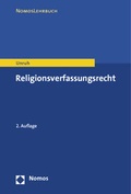 Cover: Religionsverfassungsrecht - Nomos