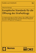 Bild: Europ&auml;ische Standards f&uuml;r die &Ouml;ffnung des Strafvollzugs - Nomos