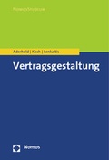 Cover: Vertragsgestaltung - Nomos