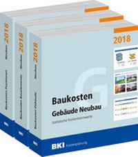 Bild vergrößern Bild: Baukosten Gebäude + Bauelemente + Positionen Neubau 2018 - BKI