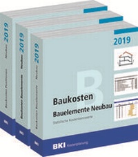 Bild vergrößern Bild: BKI Baukosten Gebäude, Positionen und Bauelemente Neubau 2019 - Teil 1-3 - Rudolf Müller Verlag