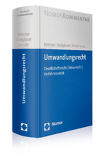 Abbildung von: Umwandlungsrecht - Nomos