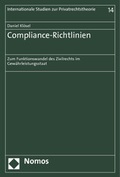 Cover: Compliance-Richtlinien - Nomos