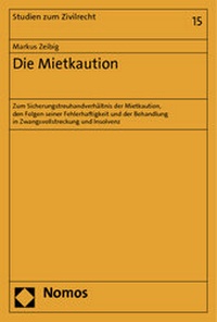 Abbildung von: Die Mietkaution - Nomos