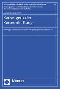 Abbildung von: Konvergenz der Konzernhaftung - Nomos