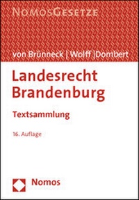 Abbildung von: Landesrecht Brandenburg - Nomos