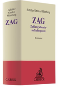 Cover: Zahlungsdiensteaufsichtsgesetz: ZAG - C.H.BECK