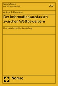 Abbildung von: Der Informationsaustausch zwischen Wettbewerbern - Nomos