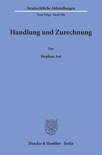 Enlarge image Cover: Handlung und Zurechnung - Duncker & Humblot