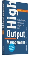 Cover: High Output Management - Vahlen