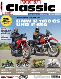 Abbildung von: MOTORRAD Classic - Motor Presse Stuttgart