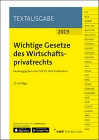 Abbildung von: Wichtige Gesetze des Wirtschaftsprivatrechts - NWB