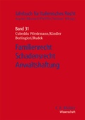 Cover: Familienrecht - Schadensrecht - Anwaltshaftung - C.F. M&uuml;ller