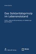 Cover: Das Solidarit&auml;tsprinzip im Lebensnotstand - Nomos