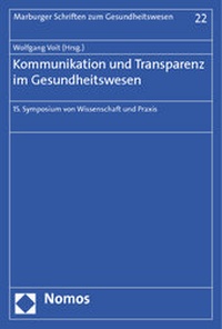 Abbildung von: Kommunikation und Transparenz im Gesundheitswesen - Nomos