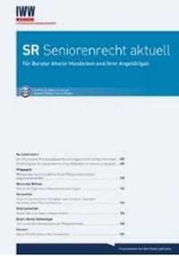 Abbildung von: SR Seniorenrecht aktuell - IWW