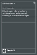 Cover: Pflichten von Internetnutzern zur Abwehr von Malware und Phishing in Sonderverbindungen - Nomos