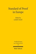Abbildung von: Standard of Proof in Europe - Mohr Siebeck