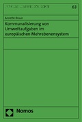 Abbildung von: Kommunalisierung von Umweltaufgaben im europäischen Mehrebenensystem - Nomos