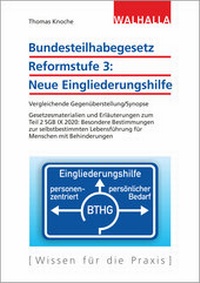 Abbildung von: Bundesteilhabegesetz Reformstufe 3: Eingliederungshilfe - Walhalla