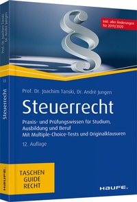 Abbildung von: Steuerrecht - inkl. Jahressteuergesetz 2018 - Haufe-Lexware