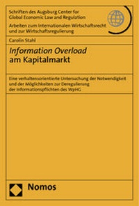 Abbildung von: Information Overload am Kapitalmarkt - Nomos